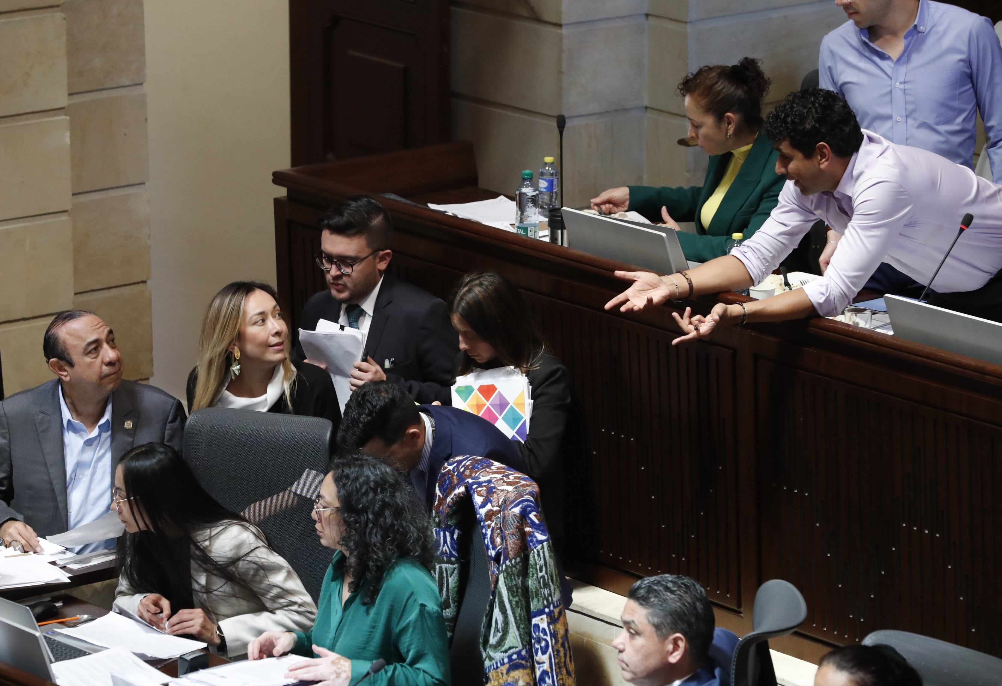 Plan de desarrollo - Representante Katherine Miranda, Presidente de la Cámara David Racero