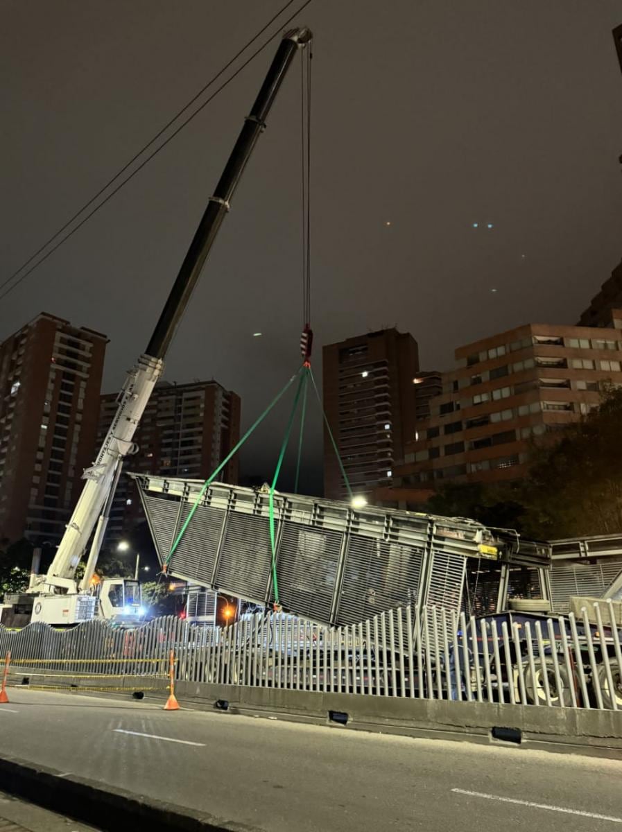 Desmonte estación de TransMilenio Calle 26