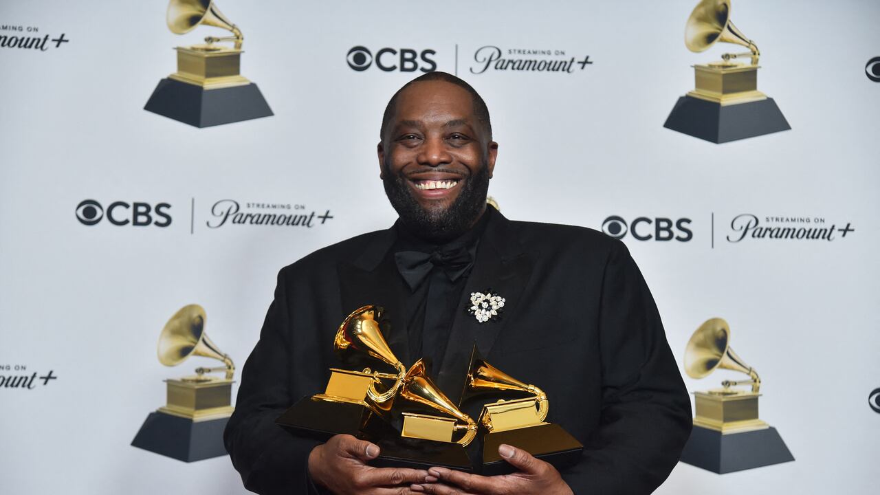 Killer Mike, ganador del premio "Mejor Álbum de Rap" por "Michael", el premio "Mejor Interpretación de Rap" por "Scientists & Engineers" y el premio "Mejor Canción de Rap" por "Scientists & Engineers".
