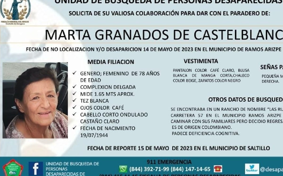 La mujer lleva 28 días desaparecida y las autoridades no tienen ni una pista sobre su paradero.
