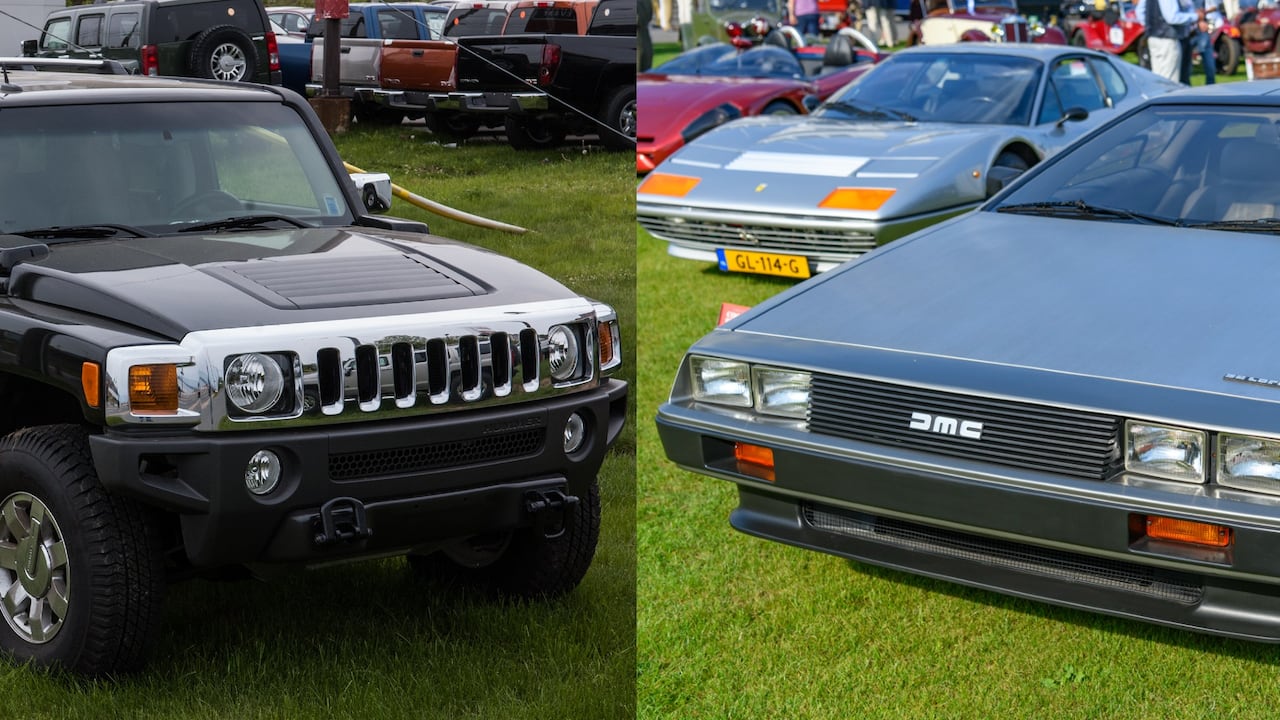 Hummer y DeLorean desaparecieron pese a las altas expectativas que generaron.