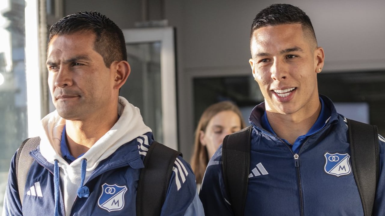 Mackalister Silva y Mateo García, jugadores de Millonarios FC
