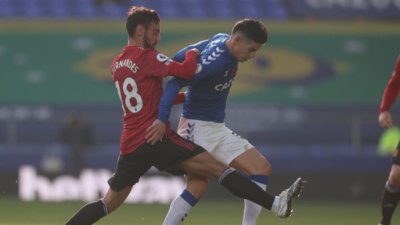Jugador colombiano del Everton