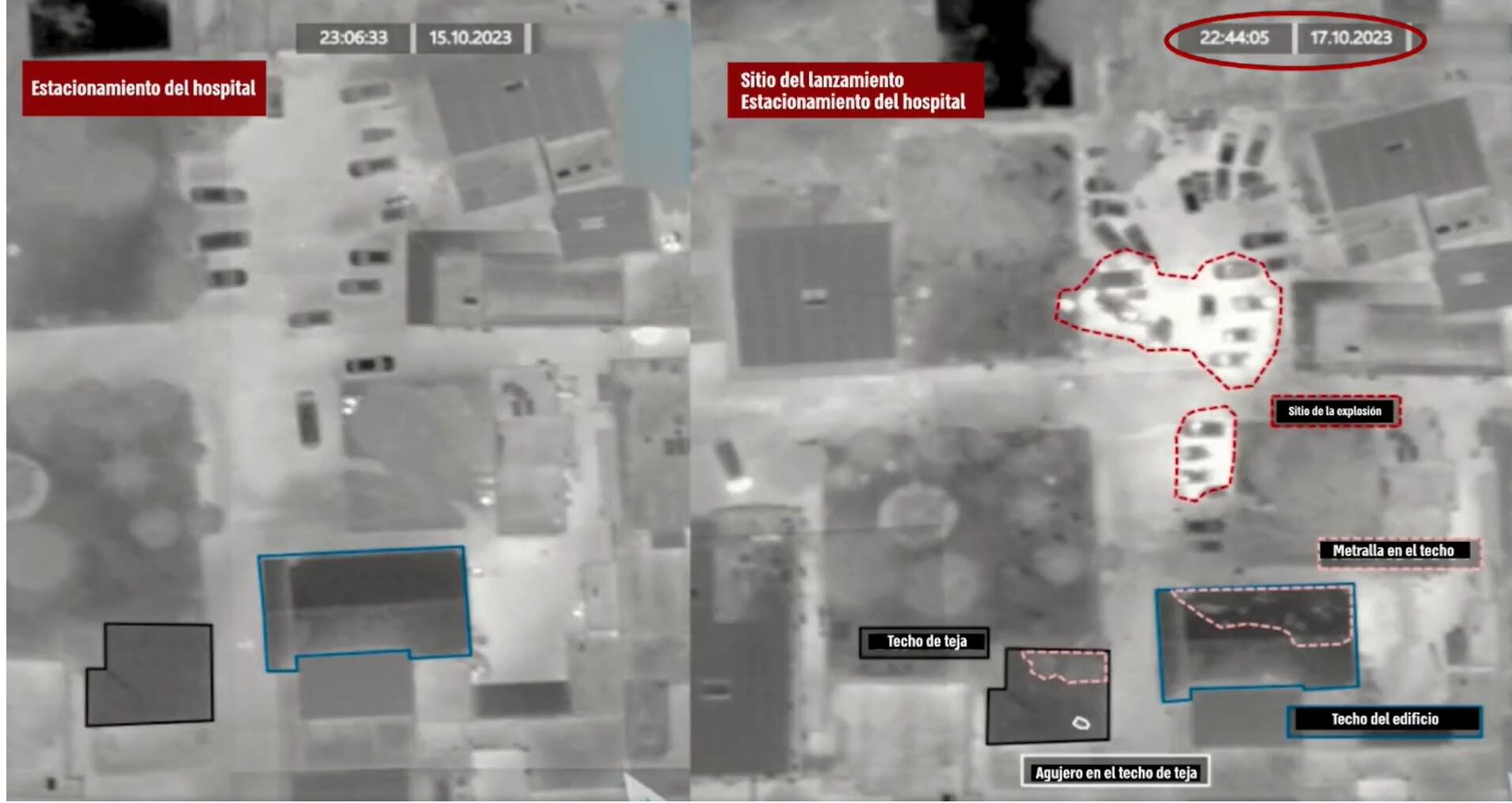 "Según nuestros datos de Inteligencia, Hamás comprobó las informaciones, entendió que fue un error en un disparo de un cohete de Yihad Islámica y decidió lanzar una campaña global en medios para ocultar lo que pasó", ha dicho, antes de afirmar que el grupo islamista "ha inflado el número de víctimas", según un comunicado publicado por las FDI a través de su página web. Foto: X @FDIonline