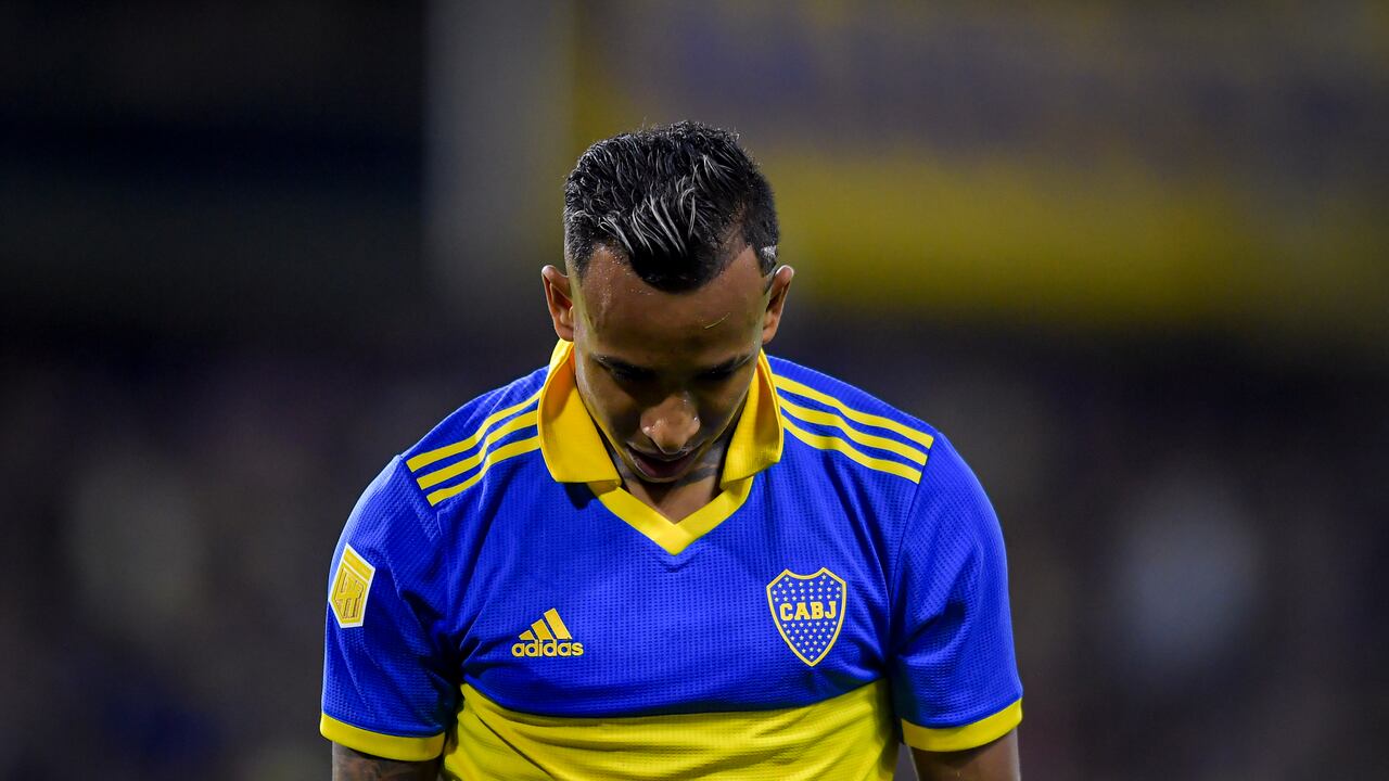 Sebastián Villa, jugador colombiano de Boca Juniors.