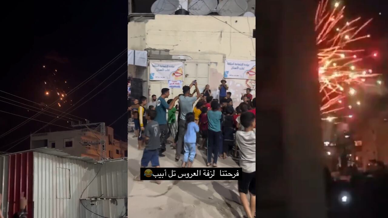 Celebraciones en Líbano y Gaza.
