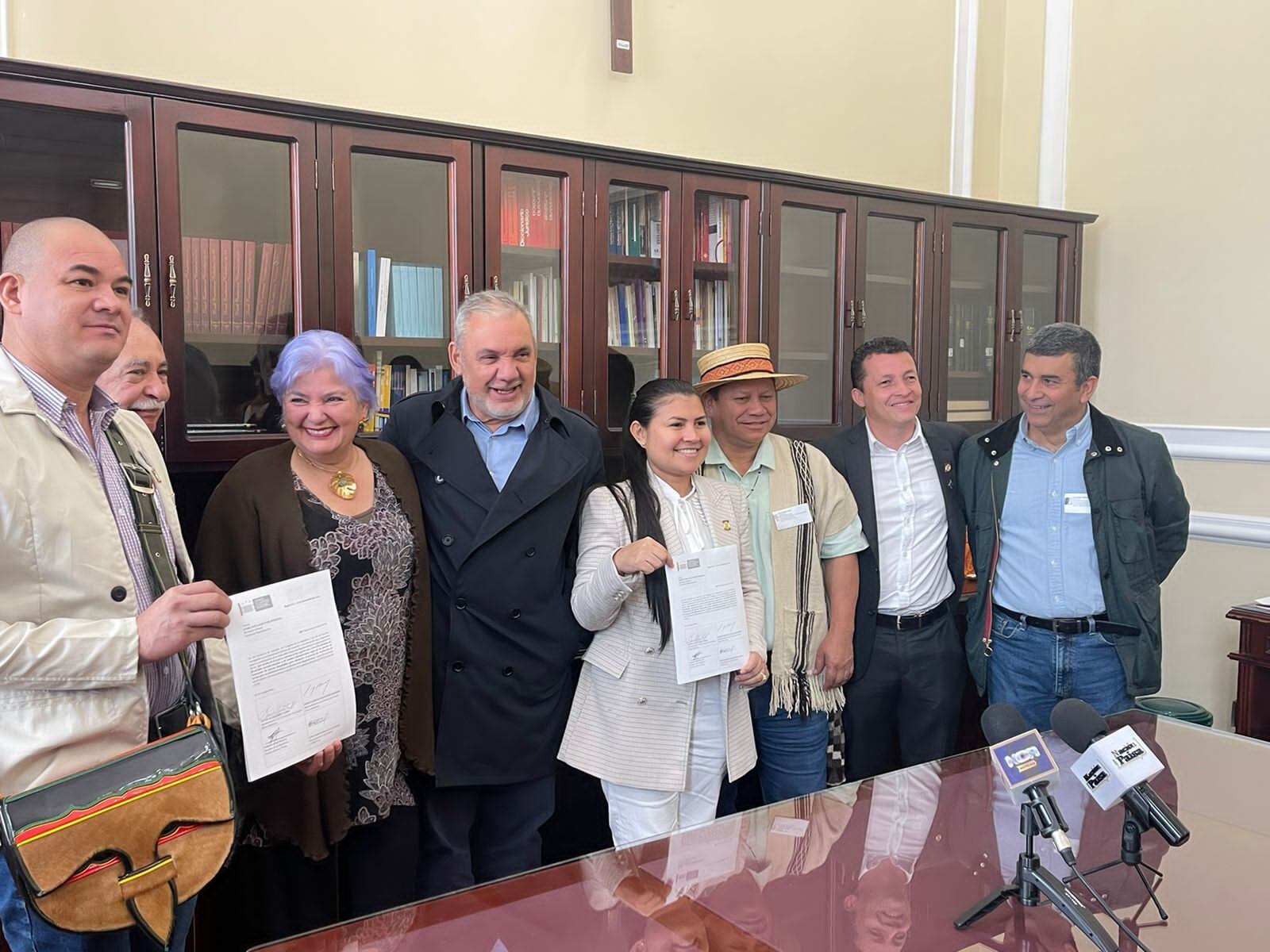 Giovani Yule, director de la Unidad de Restitución de Tierras, acompañó el proyecto de ley.