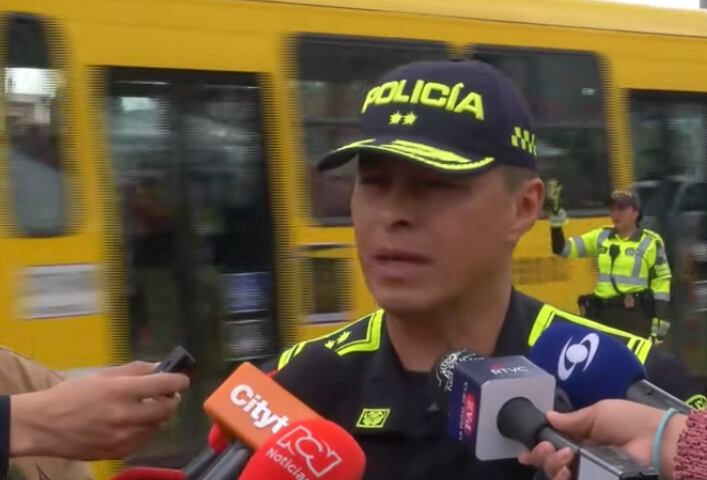 El general Wharlintong Iván Gualdrón Gualdrón, Jefe Nacional del Servicio de Policía