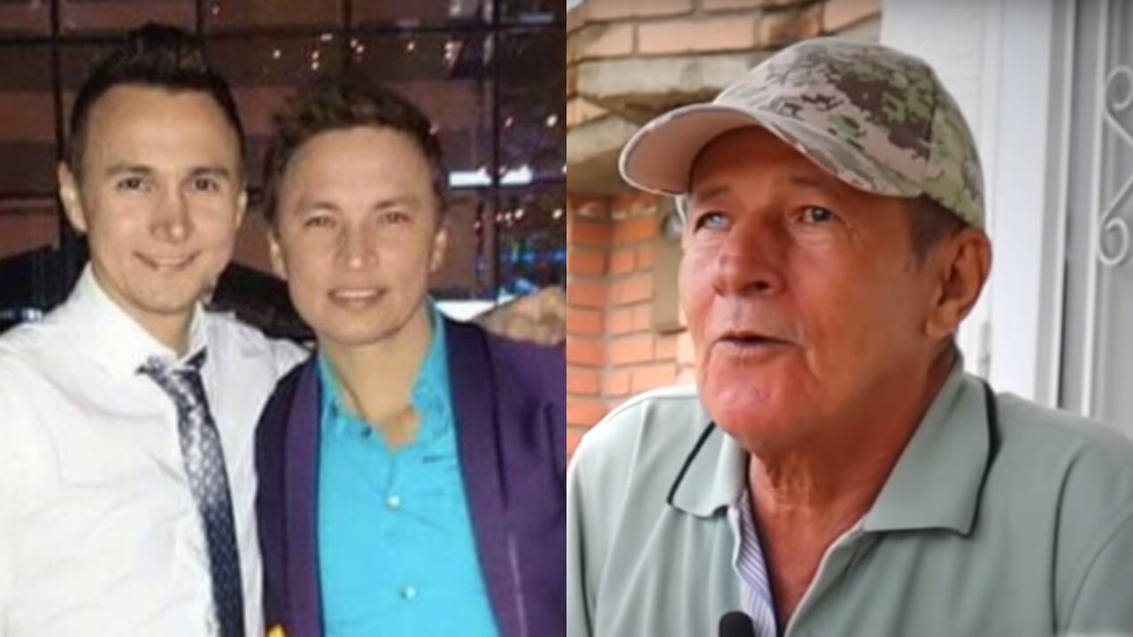 Mauricio Leal, Jhonier Leal y su tío Dúbier Hernández.