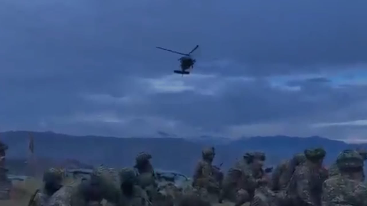 Militares sobrevivientes al accidente del Black Hawk del Ejército fueron evacuados y trasladados a Neiva.