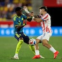Imagen del partido Colombia vs. Paraguay, por amistoso fecha Fifa.