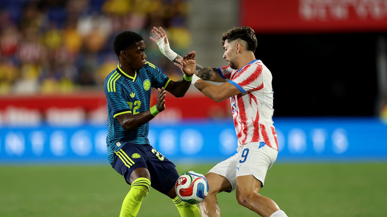 Imagen del partido Colombia vs. Paraguay, por amistoso fecha Fifa.