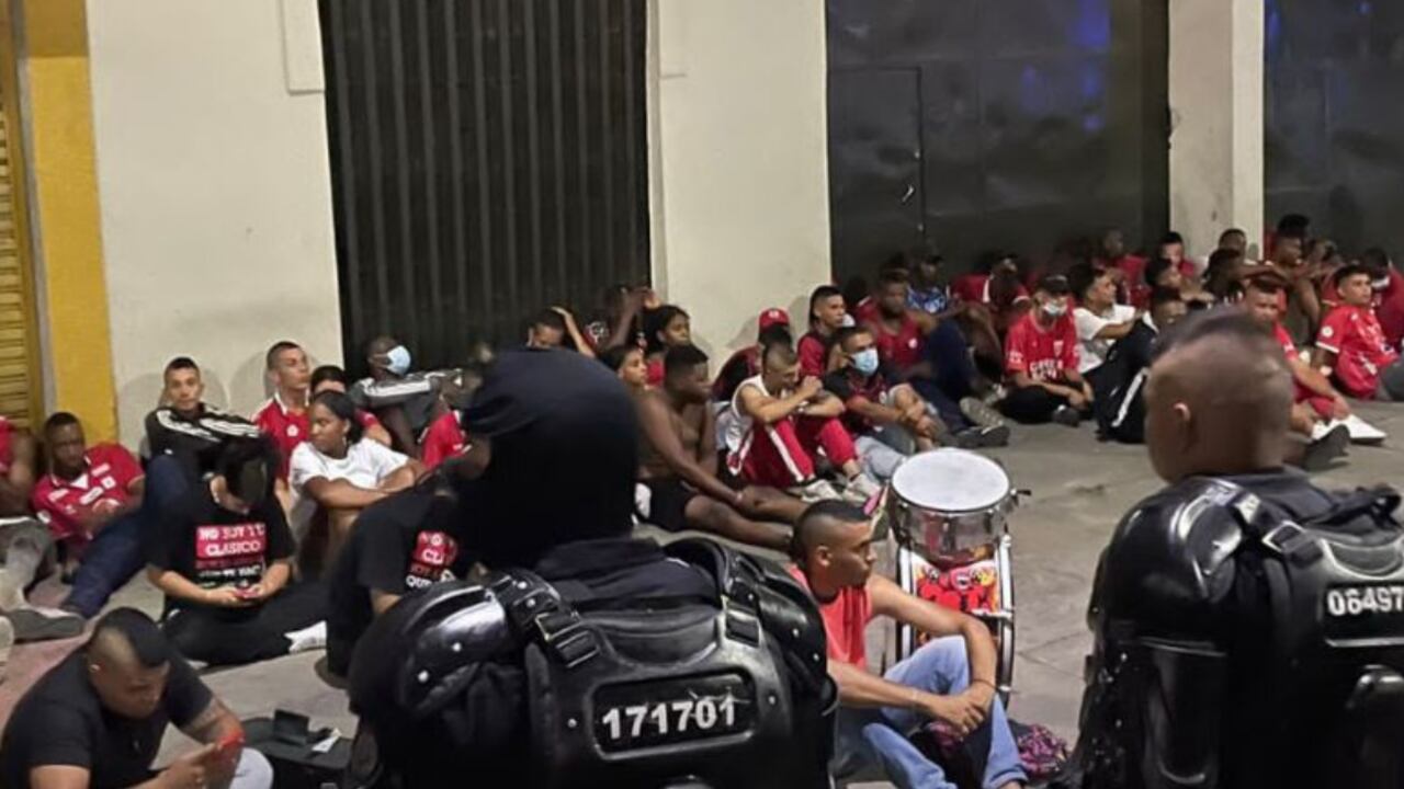 Hinchas América capturados tras atacar a un seguidor del Cali.