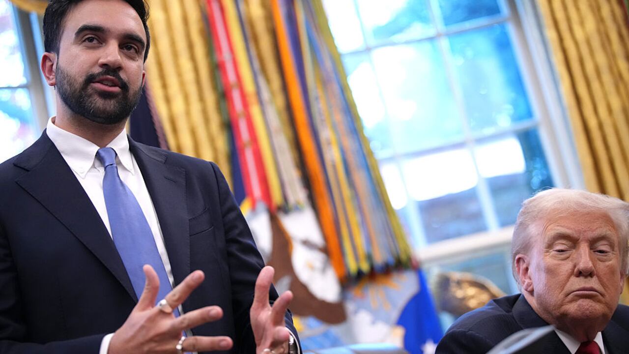 Alcalde electo de Nueva York, Zohran Mamdani, y el presidente de EE. UU., Donald Trump.