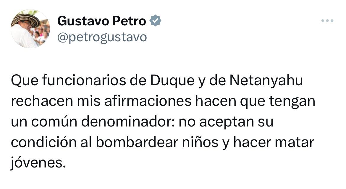 Mensaje presidente Gustavo Petro