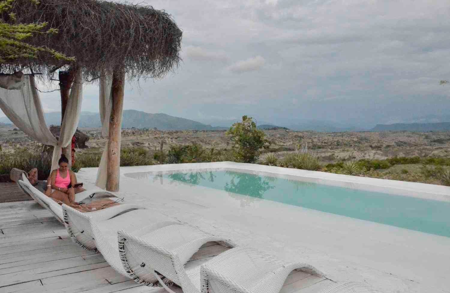 Uno de los objetivos del el hotel Bethel Bio Luxury es brindar comodidad y tranquilidad a sus visitantes, por eso dentro de su oferta lo que más se destaca son las habitaciones que ofrecen una atmosfera diferente. Casa Bethel, Glampings, Bio Eggs y Bedpings harán que su estadía en el desierto de la Tatacoa sea una experiencia inolvidable. foto: Diana Rey Melo