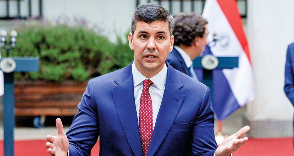 Santiago Peña, presidente de Paraguay.