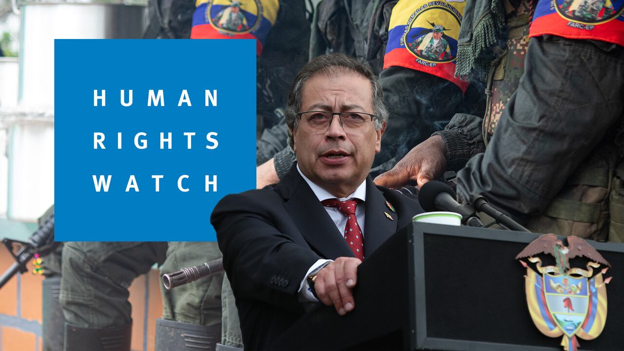 El informe de Human Rights Watch criticó fuertemente la política de 'paz total' del mandatario.