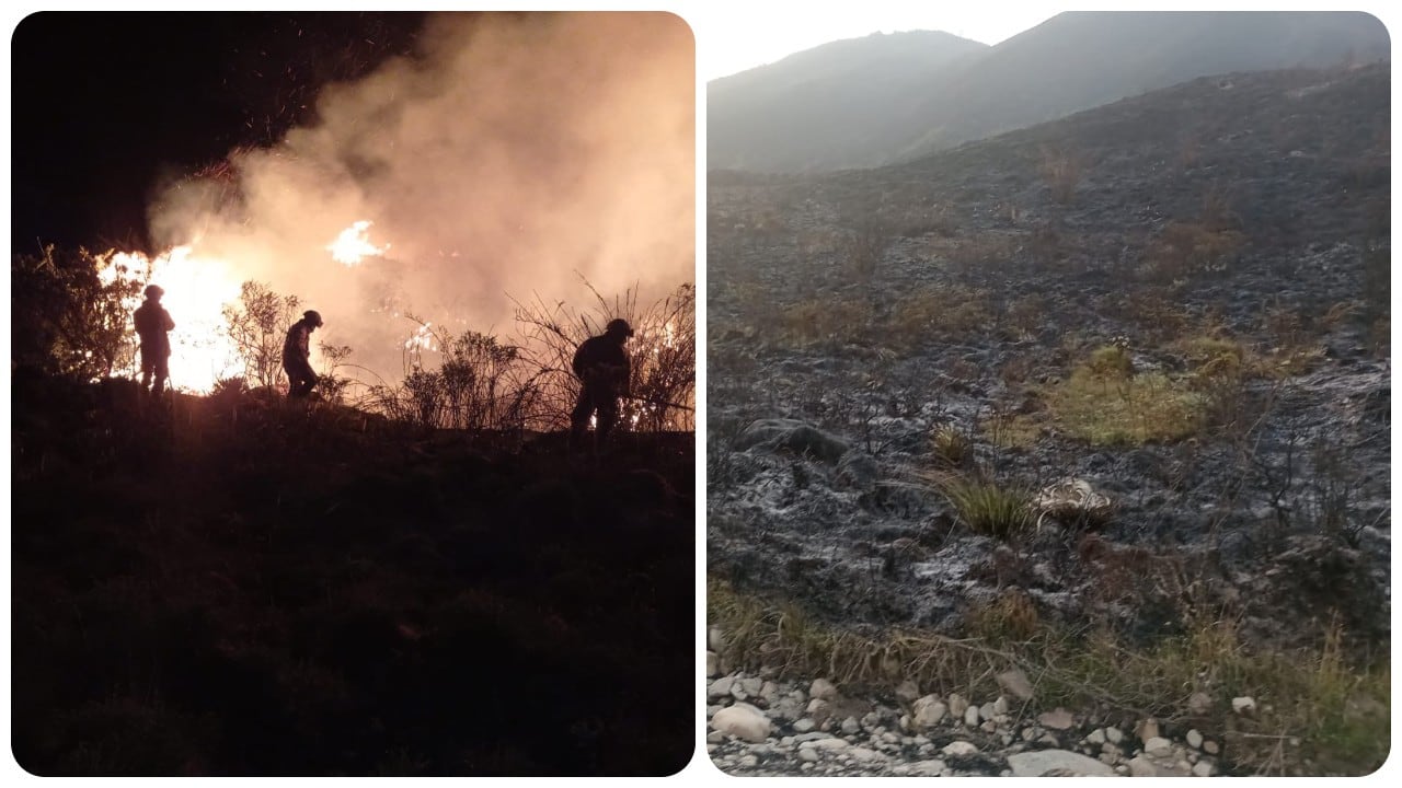 El incendio en Chingaza fue controlado en un 80 por ciento.