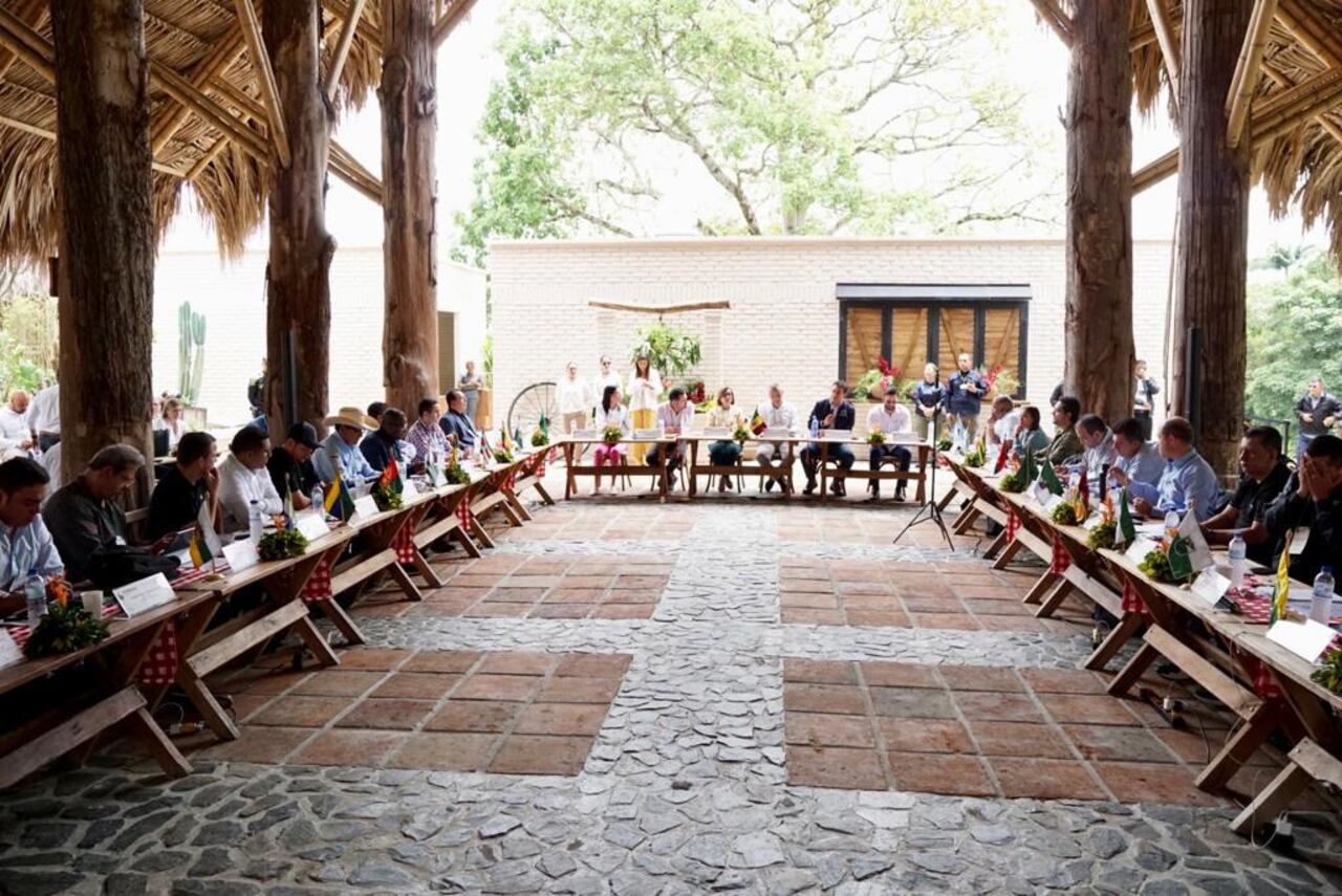 Los madatarios expresaron su preocupación por la seguridad que se tiene en el país