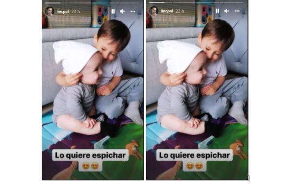 Hijos de Lincoln Palomeque y Carolina Cruz