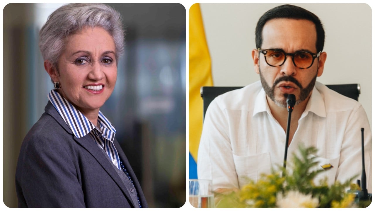 Ilva Myriam Hoyos y Abelardo De La Espriella.