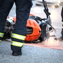 Motociclista se accidenta y el hecho es atendido por las autoridades.