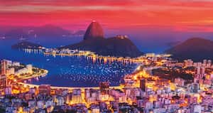 La bahía de Guanabara es la segunda más importante en términos de superficie: 380 km2.