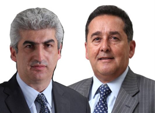   Henry Granda Olarte, presidente Famisanar EPS.   José Fernando Cardona, presidente  Nueva EPS.