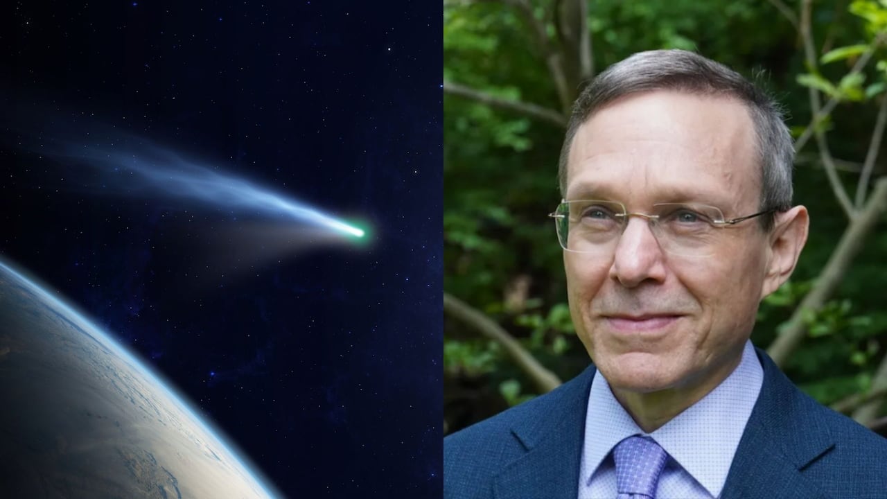 Objeto volador y Avi Loeb, investigador del Proyecto Galileo.