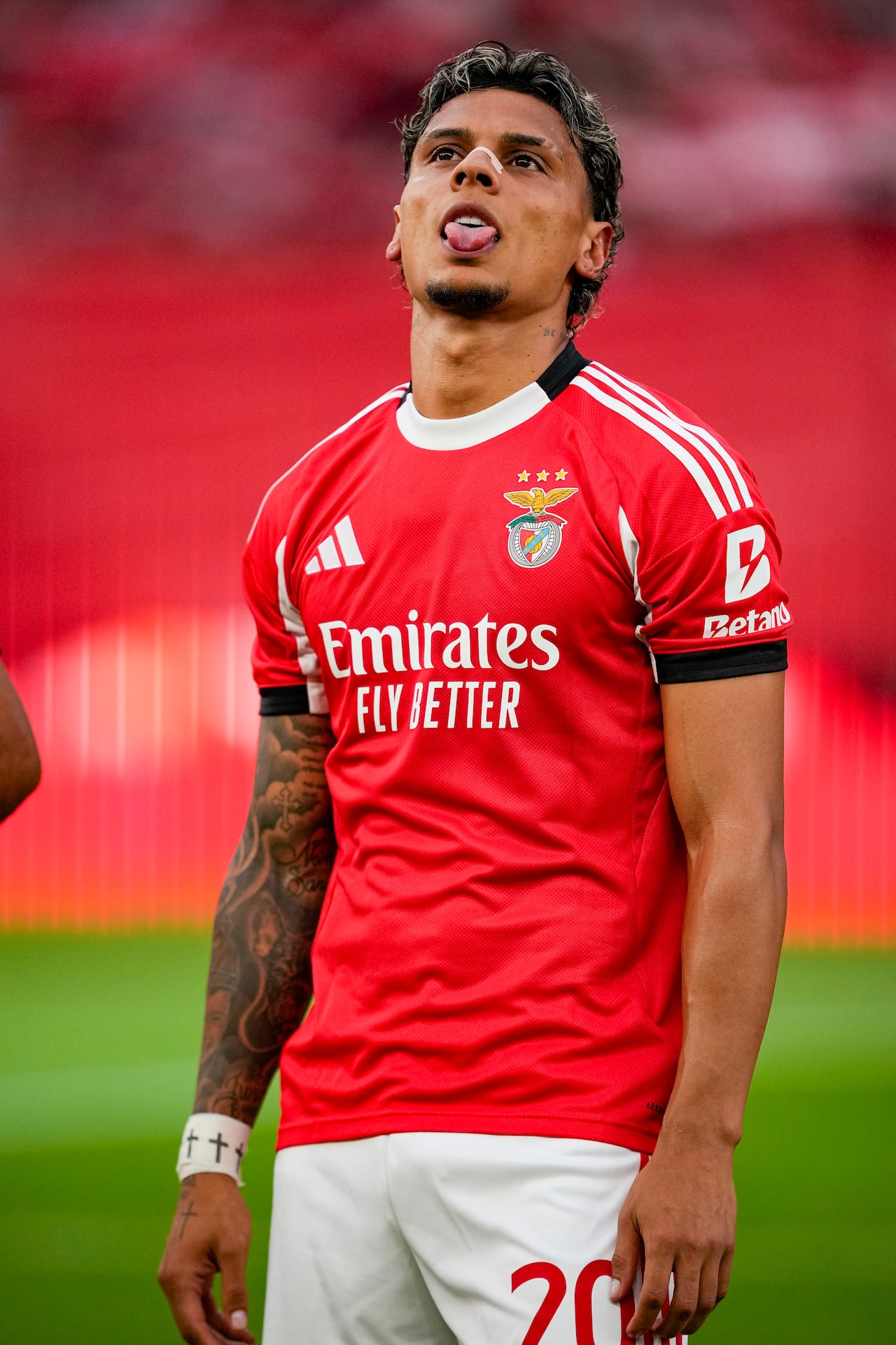 Richard Ríos, volante de Benfica en Champions League