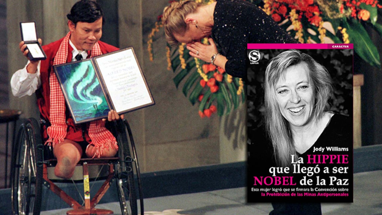 Jody recibió el Nobel junto a un sobreviviente de minas camboyano que fue crucial en la lucha contra estas armas en su país.