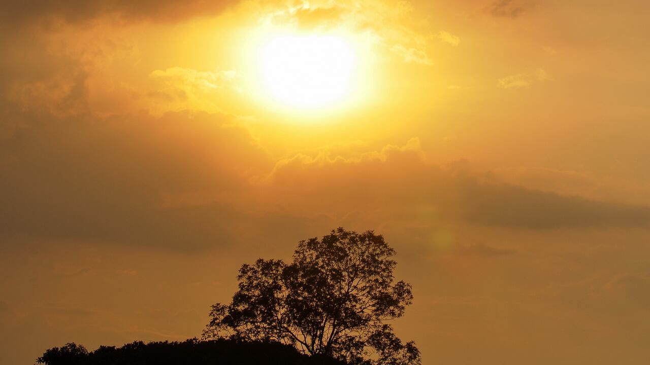 Temporada de calor en Cali. Tiempo seco con altas temperaturas.
