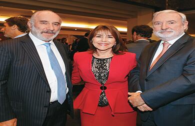 Alberto Furmanski, Stella de Sardi y Orlando Sardi de Lima.