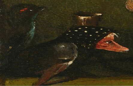 Detalle del Tríptico de las Tentaciones de san Antonio, hacia 1501.