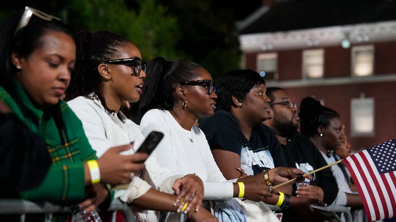 Nichelle Poe ha acudido a ver a "la primera presidenta". "Tengo confianza porque creo que queremos preservar nuestra democracia", afirma.