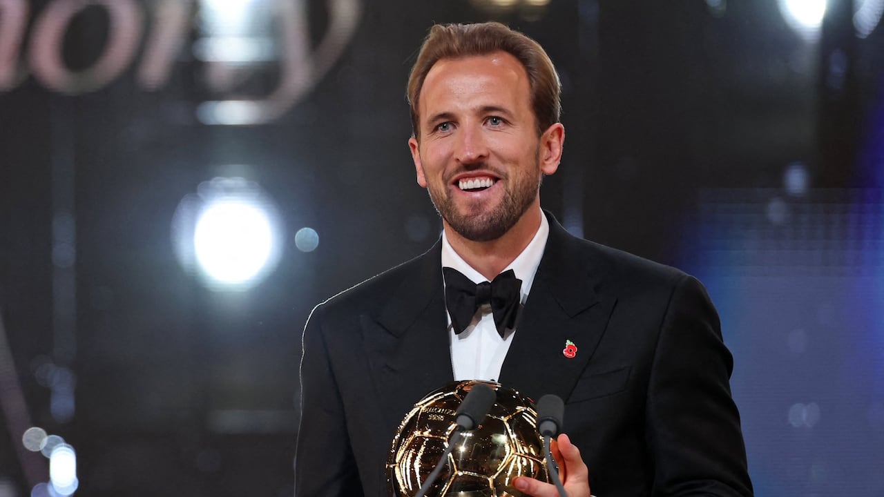 Harry Kane con el Balón de Oro 2026.