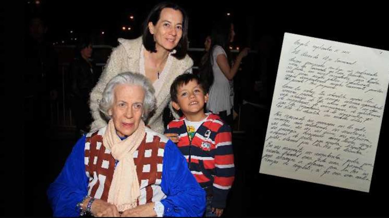 Clara Rojas le explica a su hijo el valor que tuvo su mamá Clara González de Rojas para pedir por la libertad de los secuestrados.