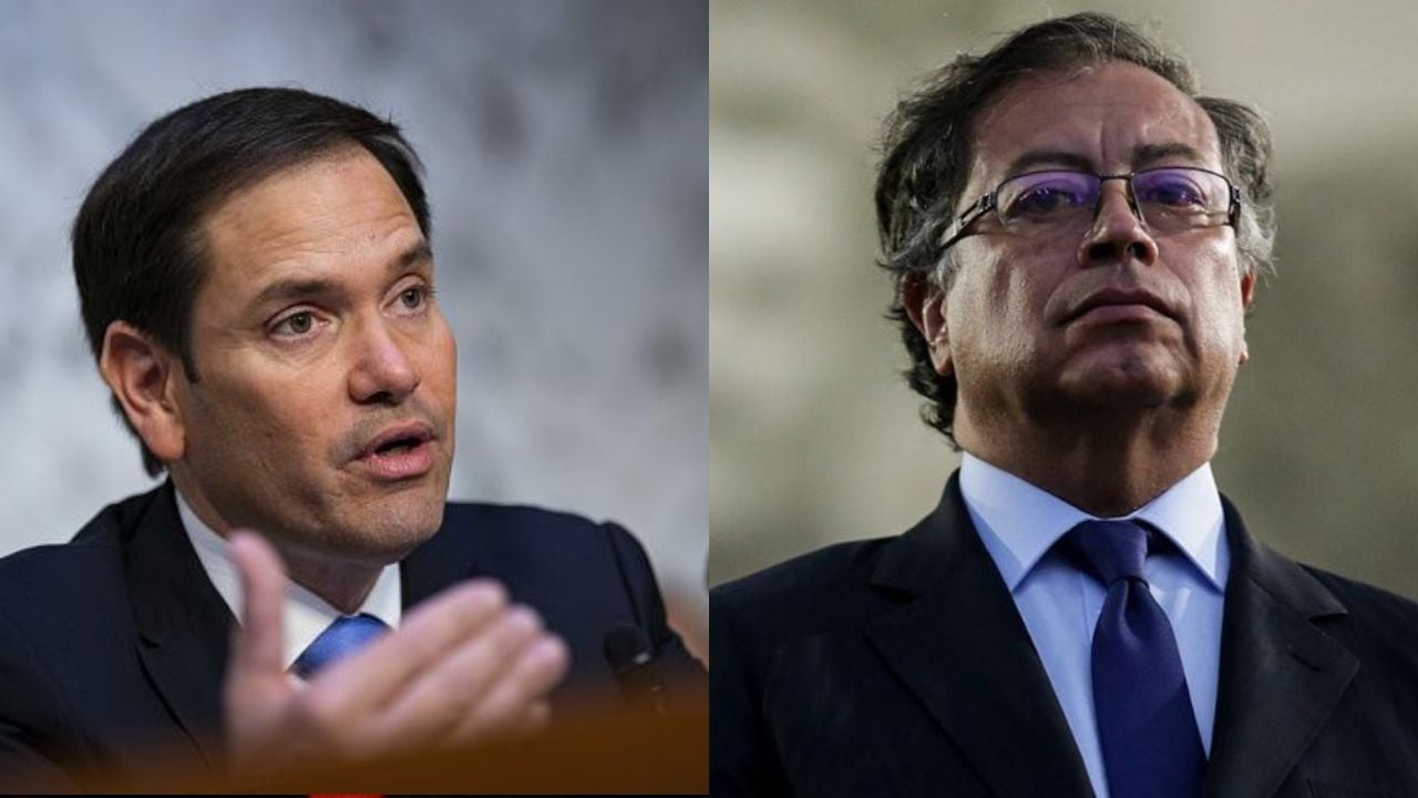 Senador Marco Rubio y Presidente Petro.