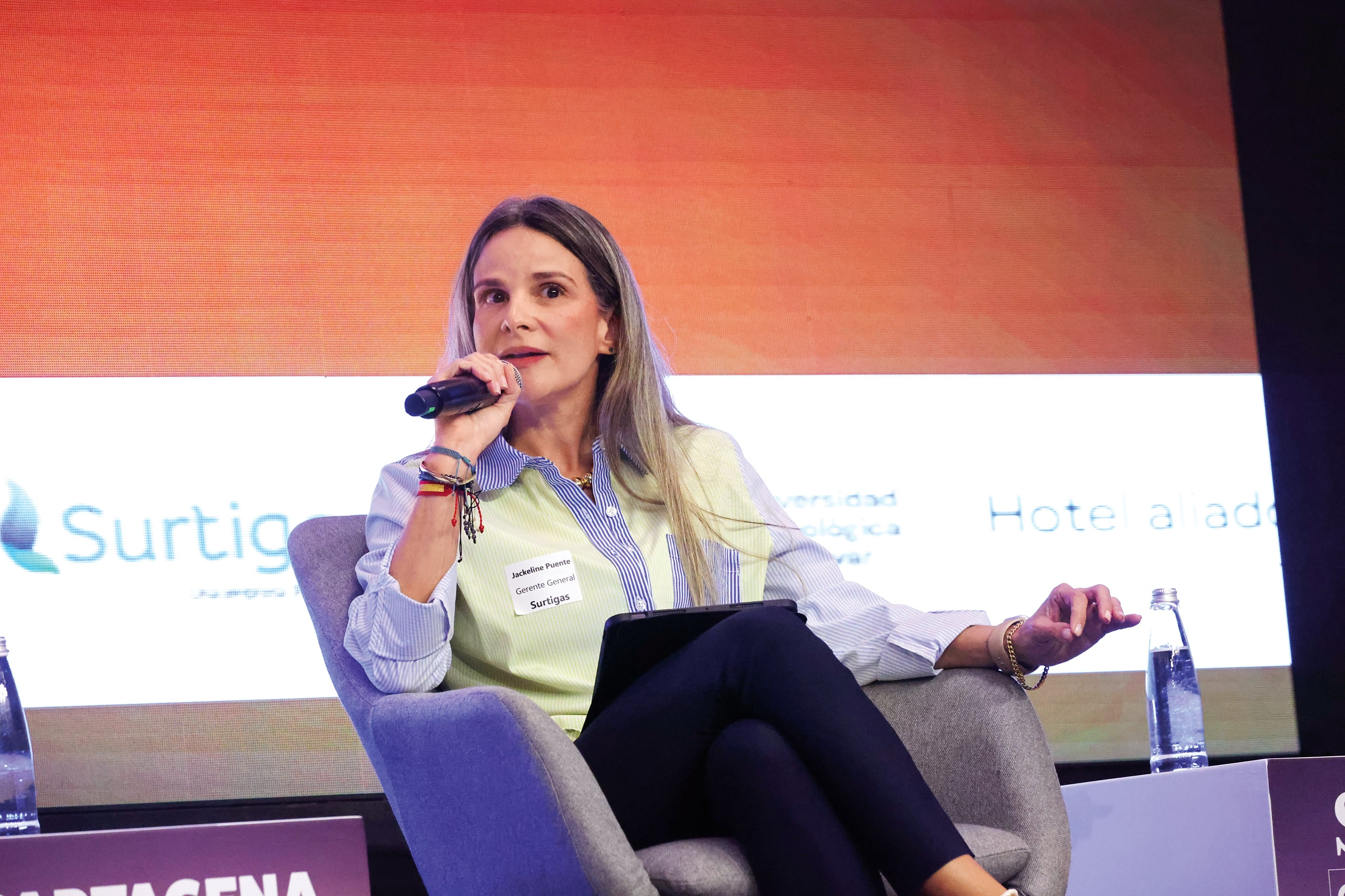Jackeline Puente Alvarado, gerente general de Surtigas.