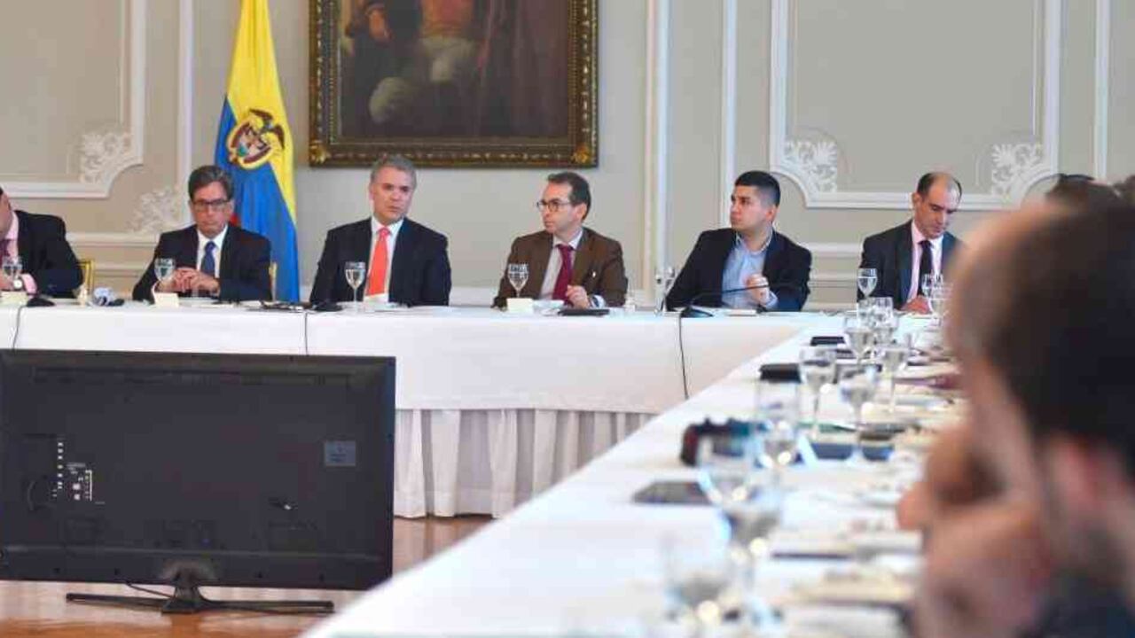 El presidente Duque calificó la reunión de “muy productiva y muy positiva”.