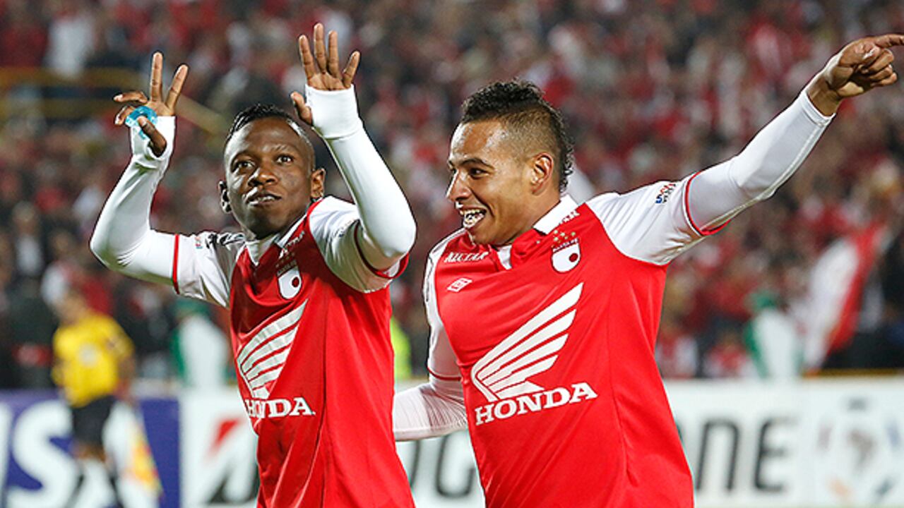 Jefferson Cuero Y Wílder Medina, dos de las figuras de Santa Fe