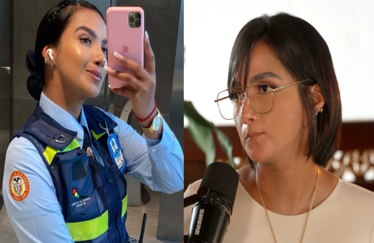 Daniela Gaviria, famosa como la 'Agente de tránsito más bella de Colombia'.