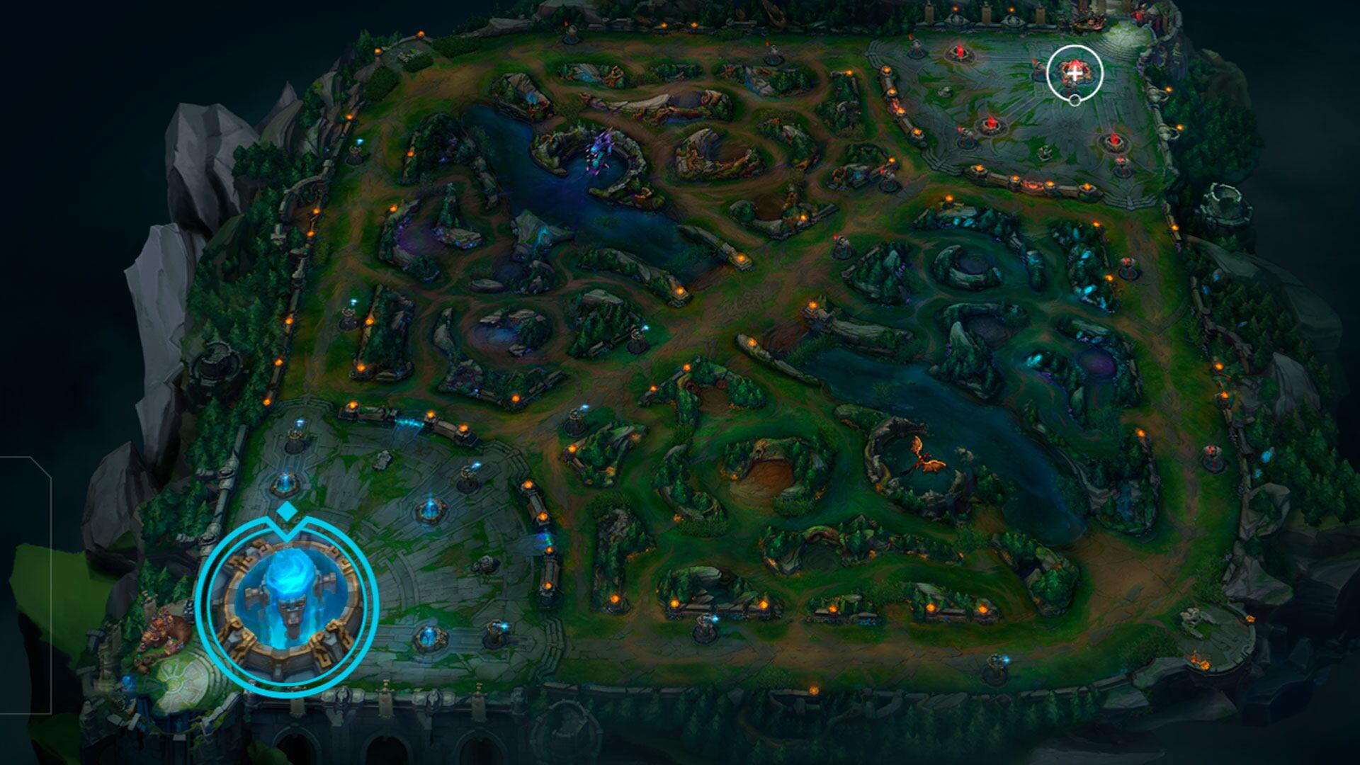 Mapa de juego de League of Legends