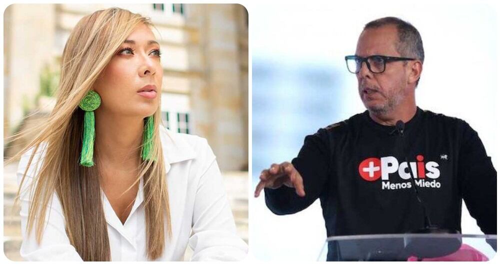 Katherine Miranda y Alfredo Saade.