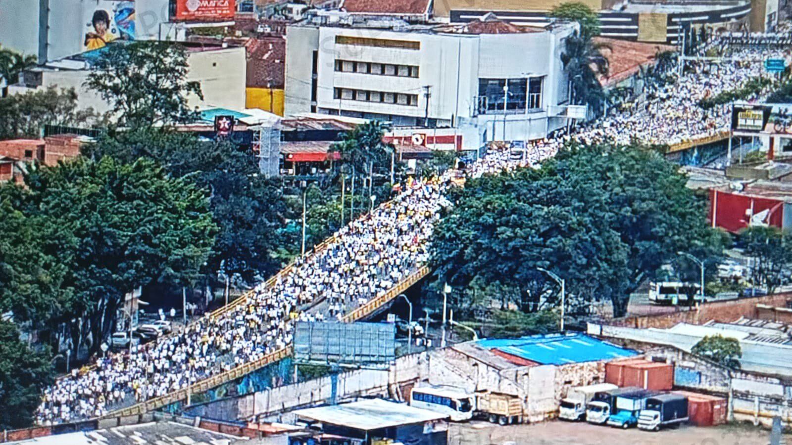 Marchas contra el gobierno Petro en Medellín