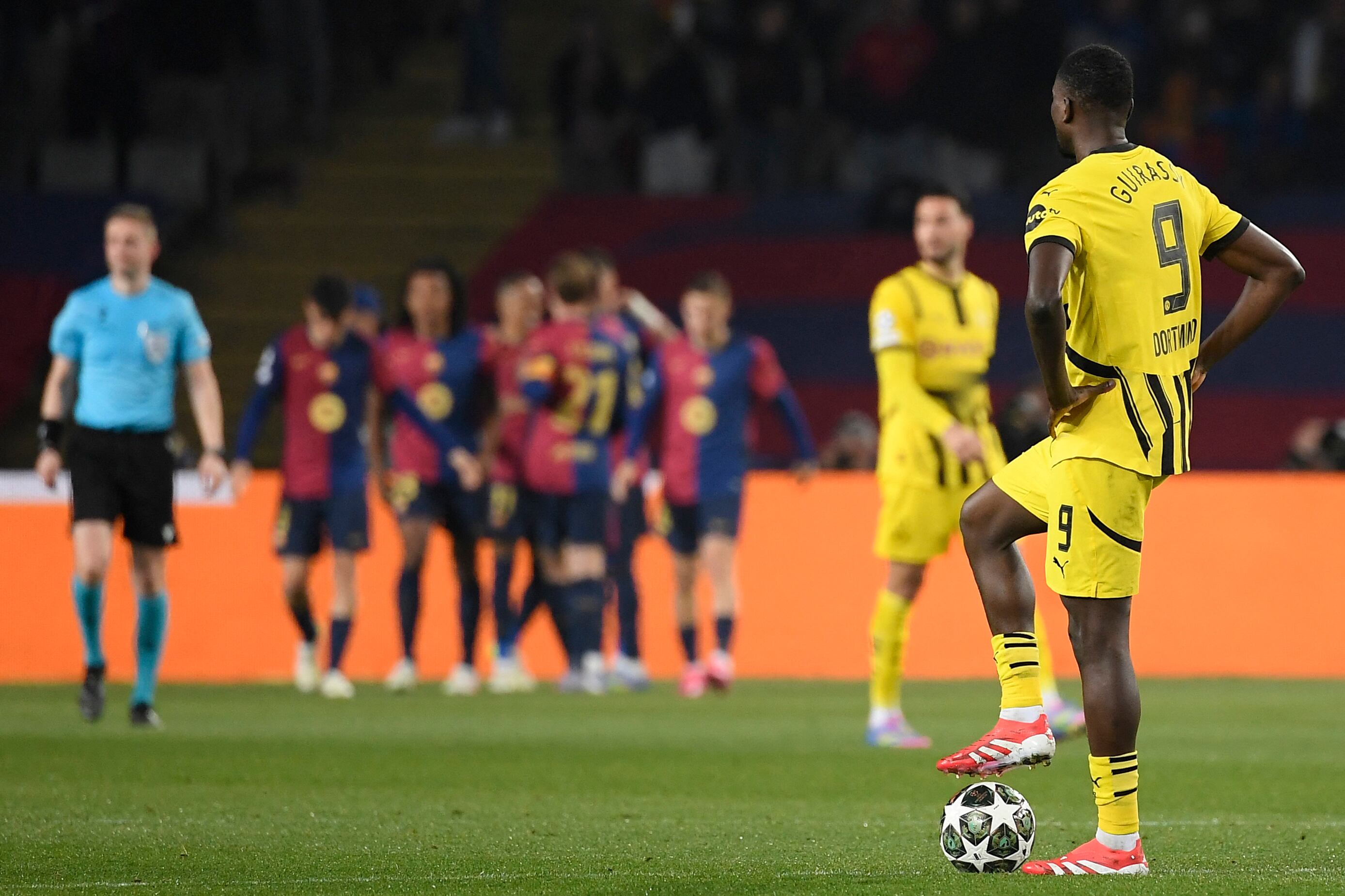 Cuatro goles le propinó el Barcelona al Borussia Dortmund