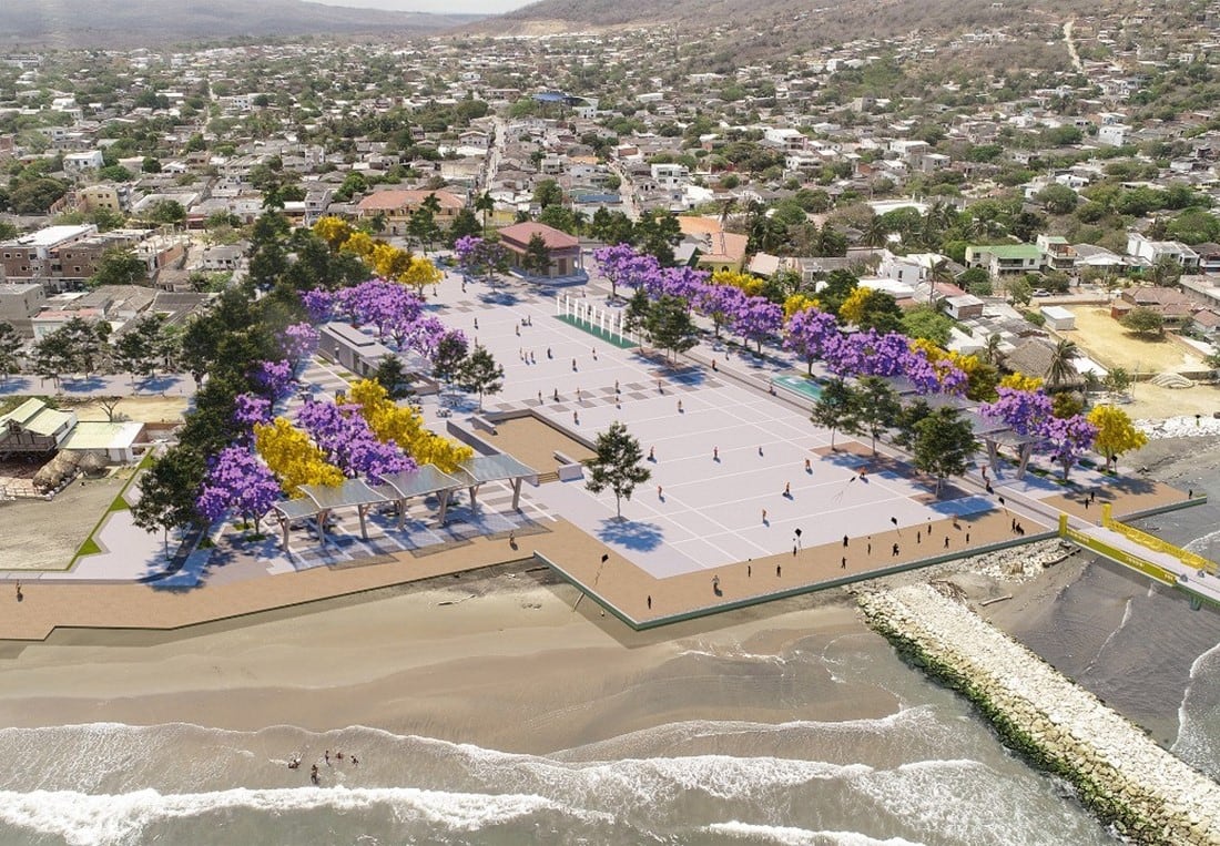 La plaza de Puerto Colombia hace parte del proyecto con el que se busca reactivar el turismo en este histórico municipio de Atlántico.