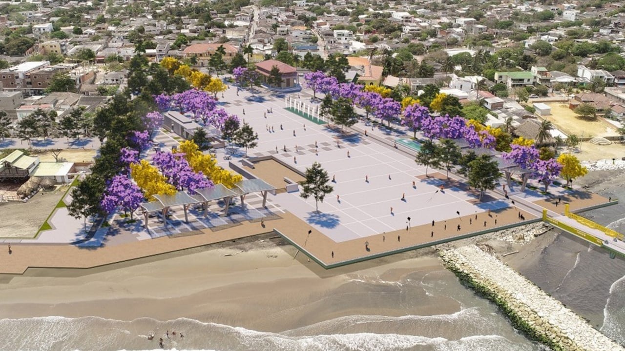 La plaza de Puerto Colombia hace parte del proyecto con el que se busca reactivar el turismo en este histórico municipio de Atlántico.