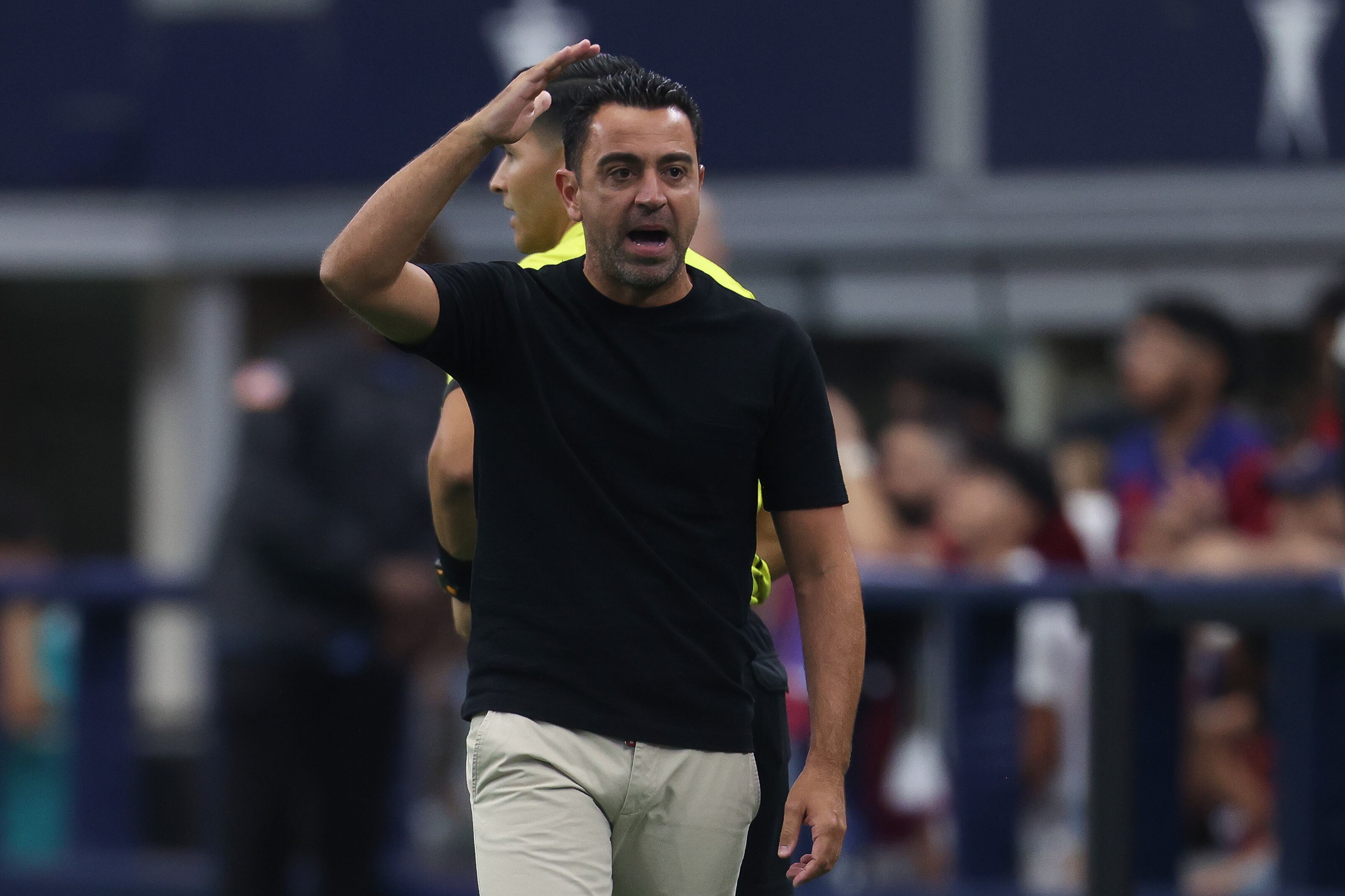 Xavi Hernández, entrenador del Barcelona.